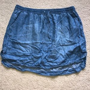 jean skirt
